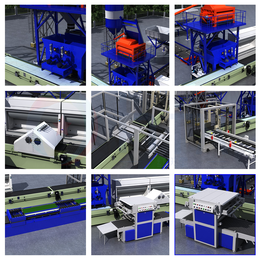 Exterior Natural Culture Stone Cement Concrete Artificial Stone Production Line