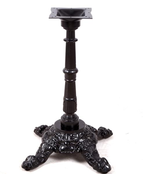 Antique Style Vintage Table Base Furniture Parts With Black Wrinkle Powder