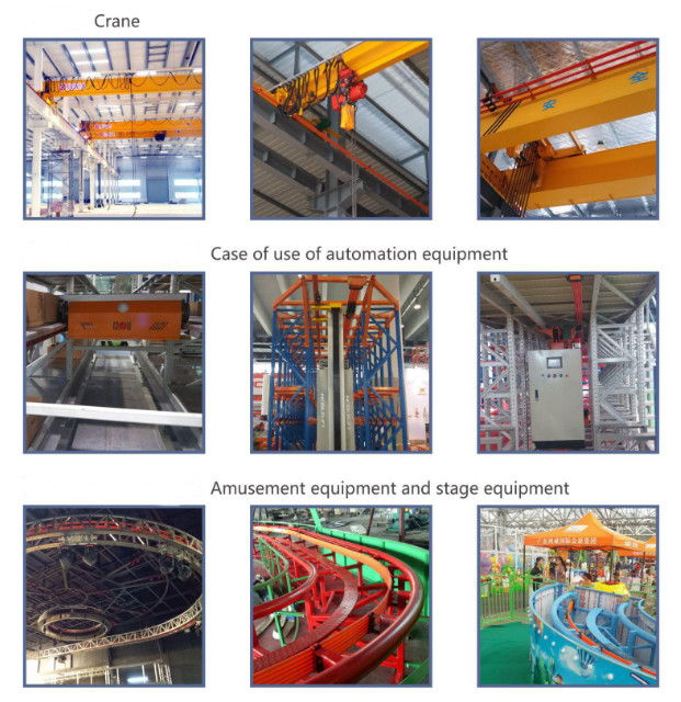 3P 4P 6P 90m Overhead Crane Electrical Bus Bars High Performance Orange Color
