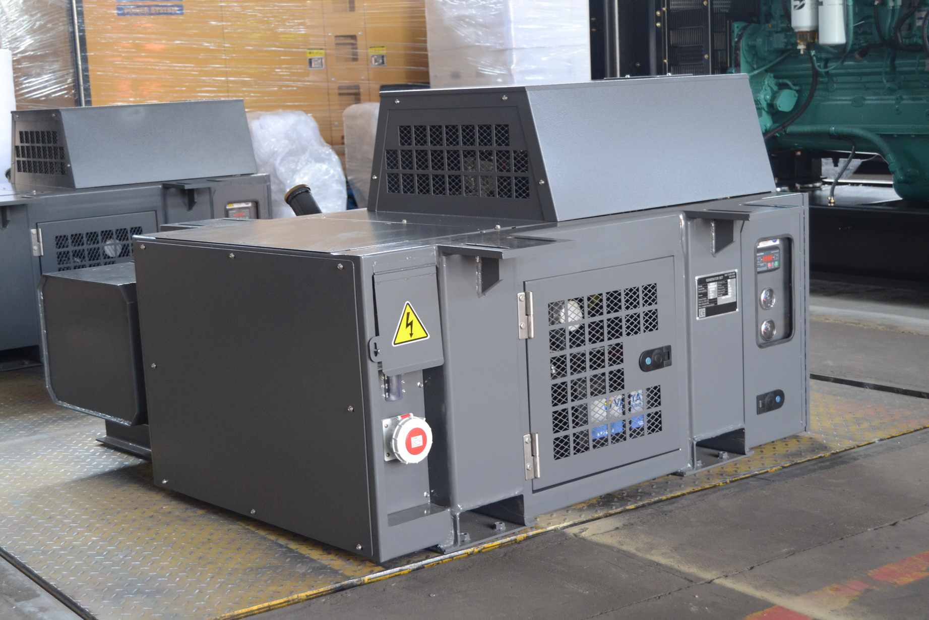 460V 15KW Generator Set For Reefer Container Genset Clip On Under Truck Kubota