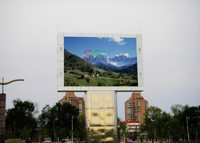 10000dots / sqm LED Video Billboards Easy Maintain LED Outdoor Advertising Board