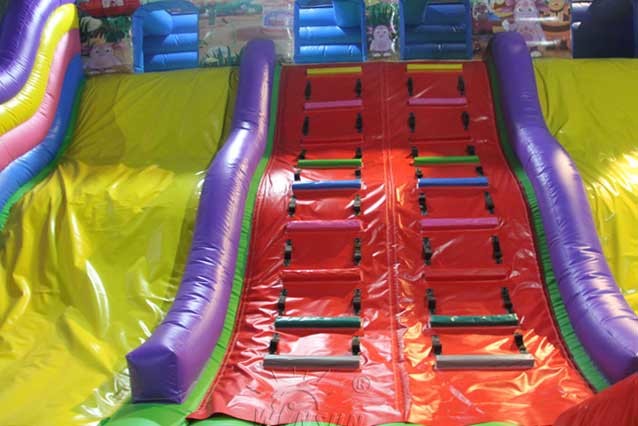 Luntik And His Friends Inflatable Toddler Playground / Amusement Park With Slide