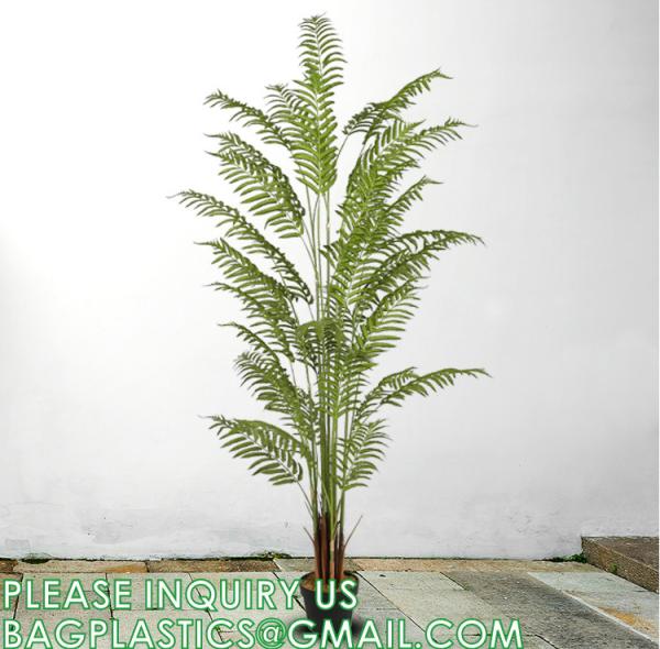 Spinulosa Fern Plants Bushes Fake Shrubs Greenery Plants Faux Fern Snakewood