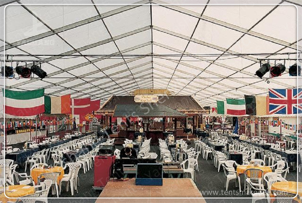 Solid ABS Wall Frame Aluminium Frame Tents Big Marquee Hire For Supermarket