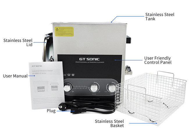 40kHz Ultrasonic Cleaning Tanks 13L Industrial Ultrasonic Cleaner