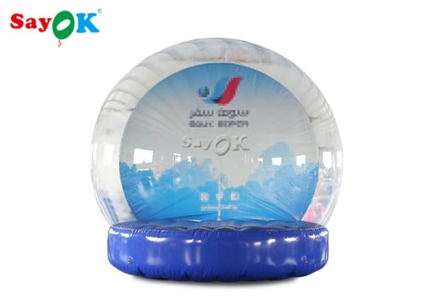 Quality ROHS Inflatable Holiday Decorations Transparent Bubble Tent With  Pump for sale