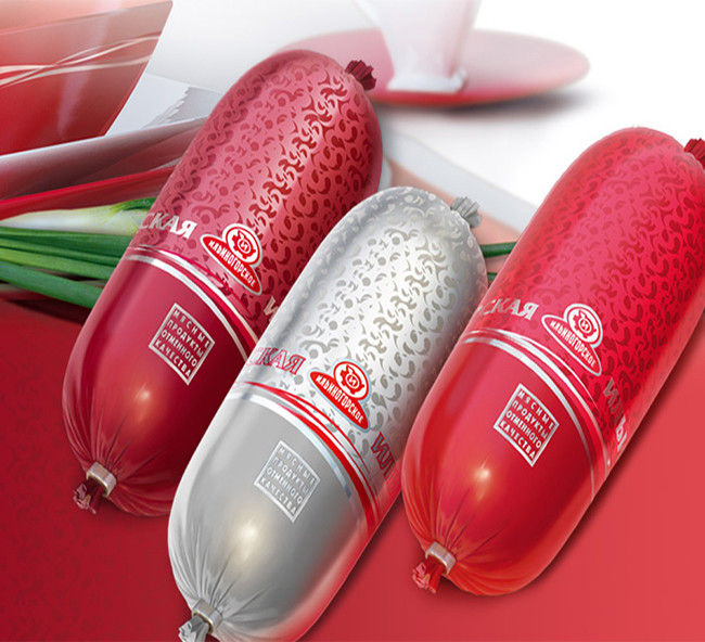 Red Synthetic Plastic Sausage Casing 20mm-160mm