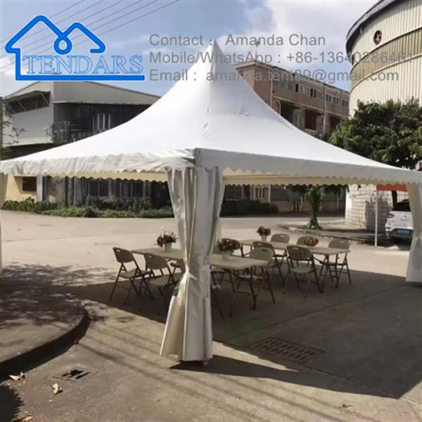 Outdoor PVC Cover Canopy Aluminium Exhibition Pagoda Tents For Wedding Party