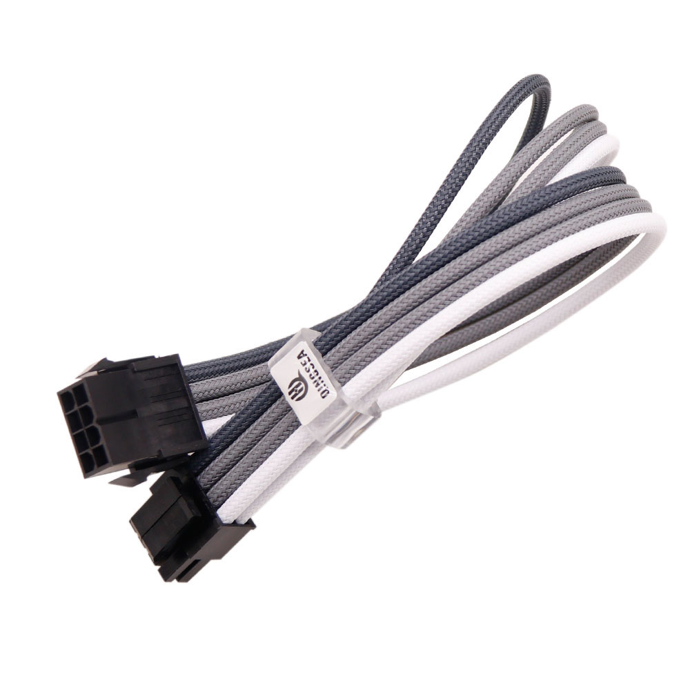 Sleeved Braided Extension PC Adapter PSU Extension Cable Motherboard Electric Cable Female Male Cable Length 18AWG 30cm