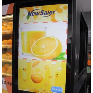 Automatic Fresh Orange Juicer Vending Machine Customized Payment