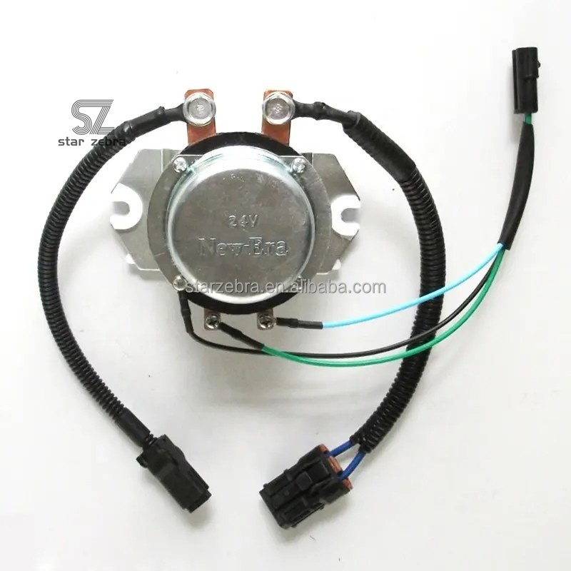 BR670 SK200-6/6E SK200-8 Excavator Power Switch 24V Starter Relay Switch with Guaranteed Performance