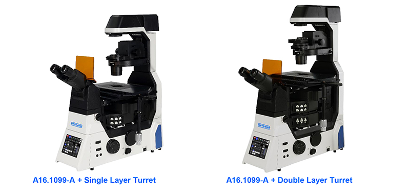 OPTO EDU A16.1099 Full Auto Semi-APO Inverted Fluorescent Microscope