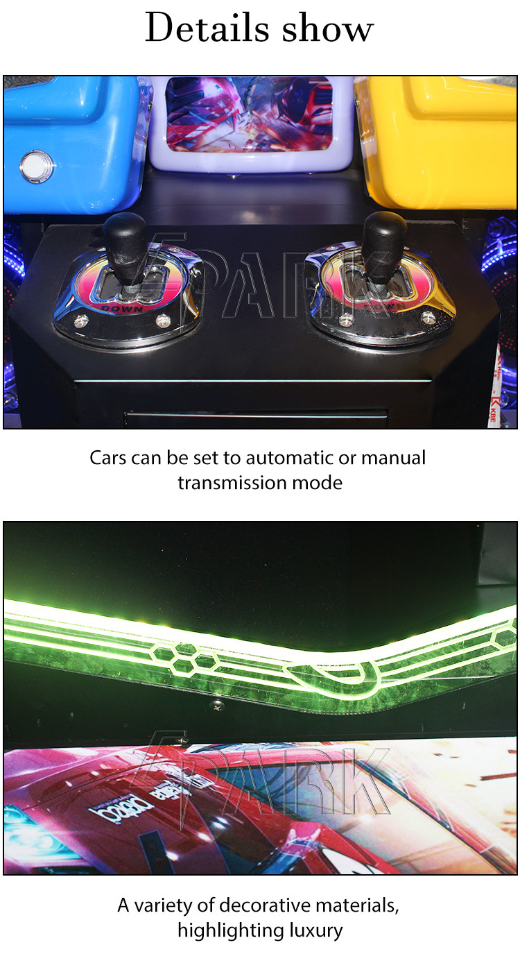 Split Second Coin Operated Car Racing Game Machine Entertainment Driving Simulator