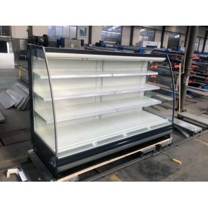 Supermarket Multi Deck Open Display Fridge Dairy Display With Auto Defrosting