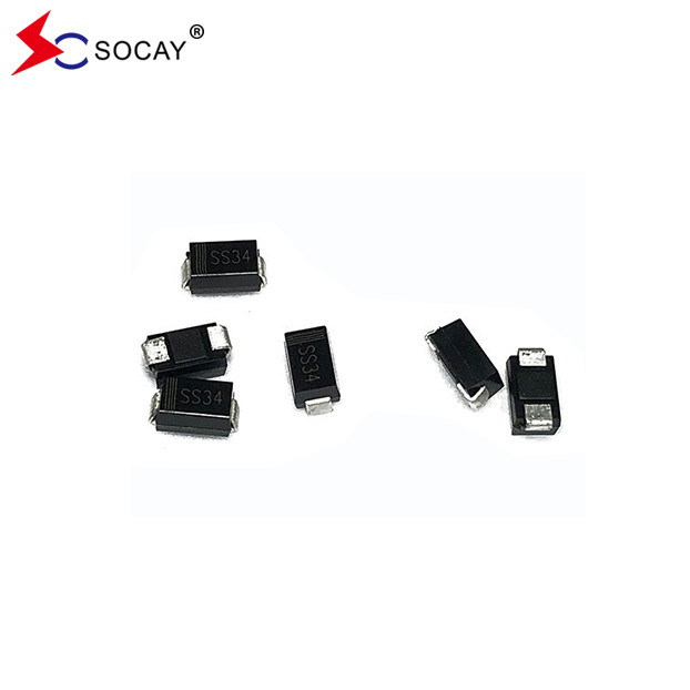 30V 3A 100A 500pF Schottky Barrier Diode SS33A in DO-214AC(SMA) Package