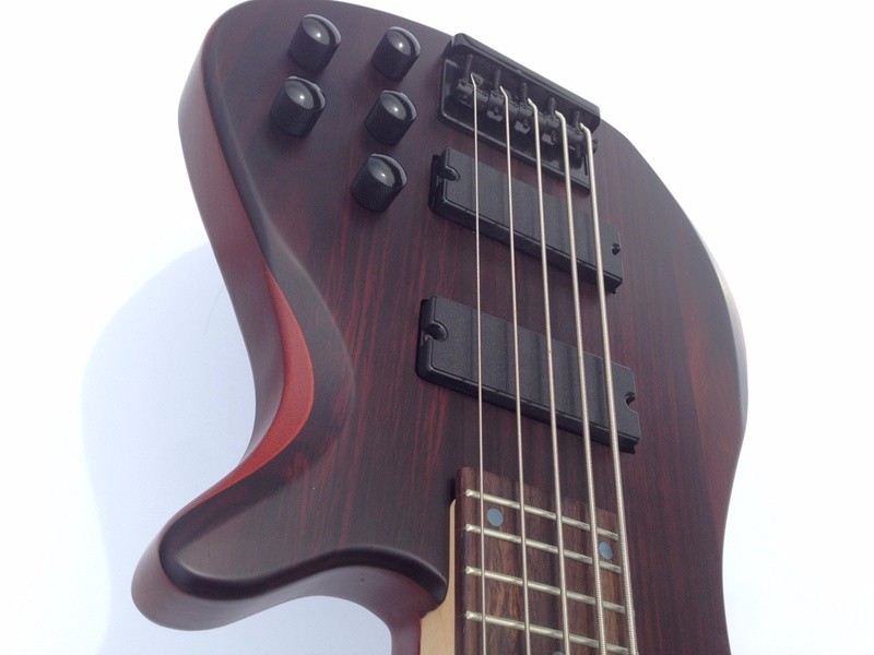 professional high quality 5 string permance bass guitar Through Neck rosewood and Mahogany body