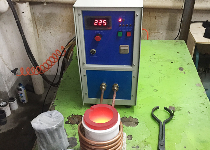 Brass Small Induction Melting Furnace Copper Single Phase 220V