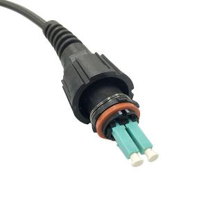  Base Stations Lc To Lc Connector , 2 Fiber ODVA IP Lc Duplex Connector Manufactures