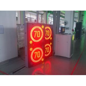 Digital IP65 Electric Speed Limit Sign Traffic Dynamic LED Display