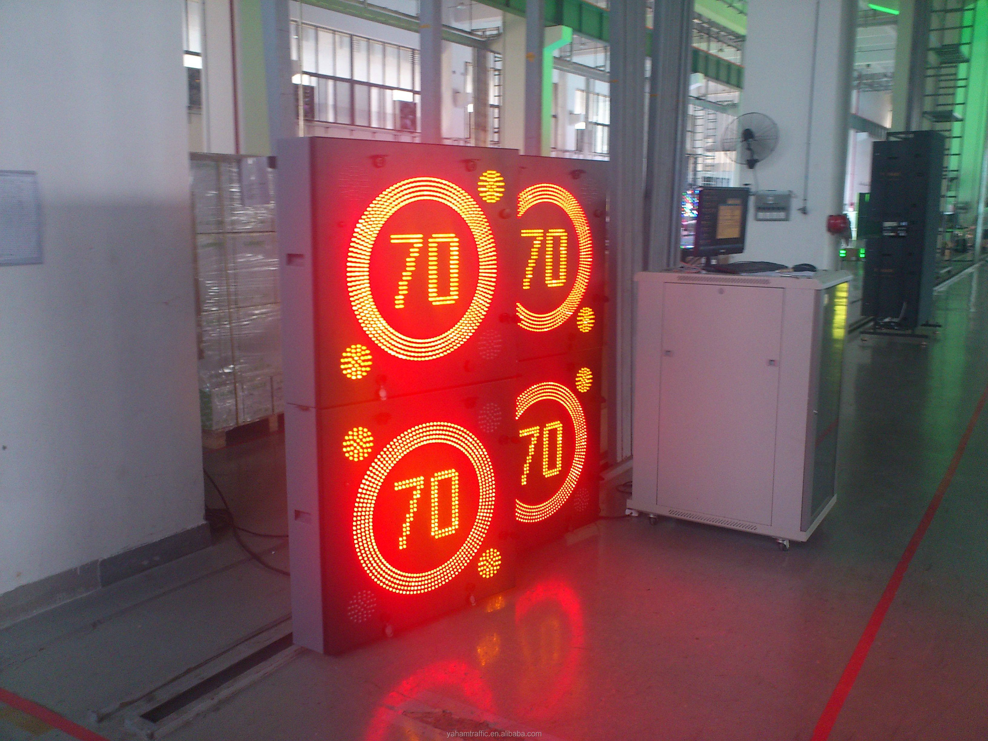 Digital Radar P16mm VMS Speed Limit Highway Road Traffic Sign