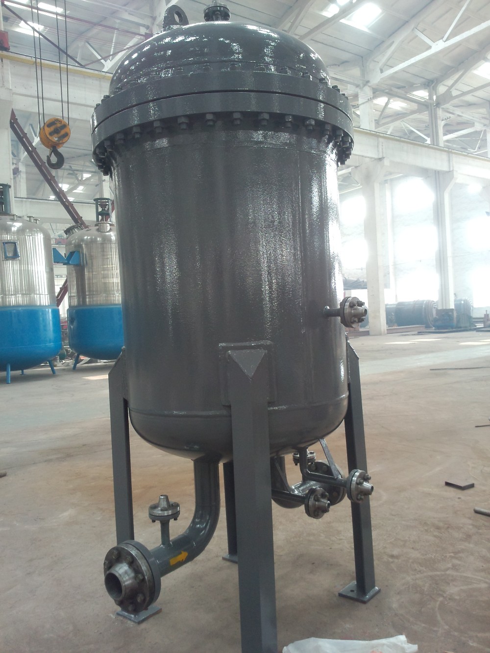 Large Volume Steel Storage Tanks / 40 Gallon Horizontal Pressure Tank