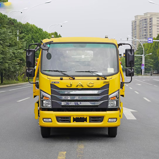 Customized 4X2 JAC 10 Tons Tow Trucks Wrecker Truck Flat Bed Truck for Road Rescue