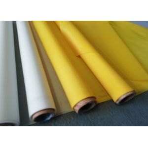 China 120 Mesh White Silk 100% Polyester Material Screen Printing Mesh FDA / SGS Approved on sale