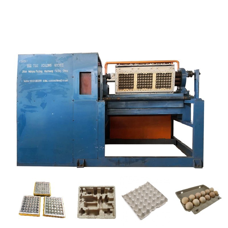 12-30 Cavity Small Egg Tray Fabricator With 45KW Total Power