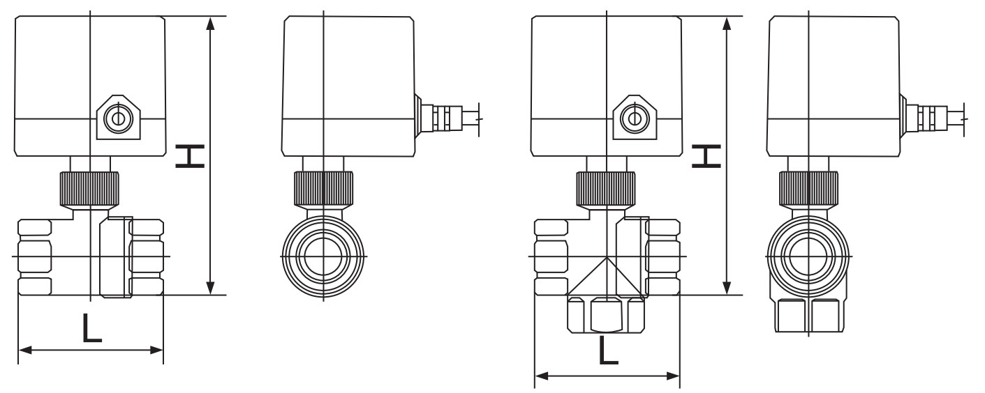 KQF-B01 Factory Price Electric Valve For Low Pressure Steam Switching
