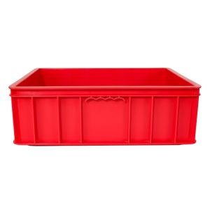 490x355x164mm Nestable Folding Plastic Stackable Utility Crates with Custom Logo