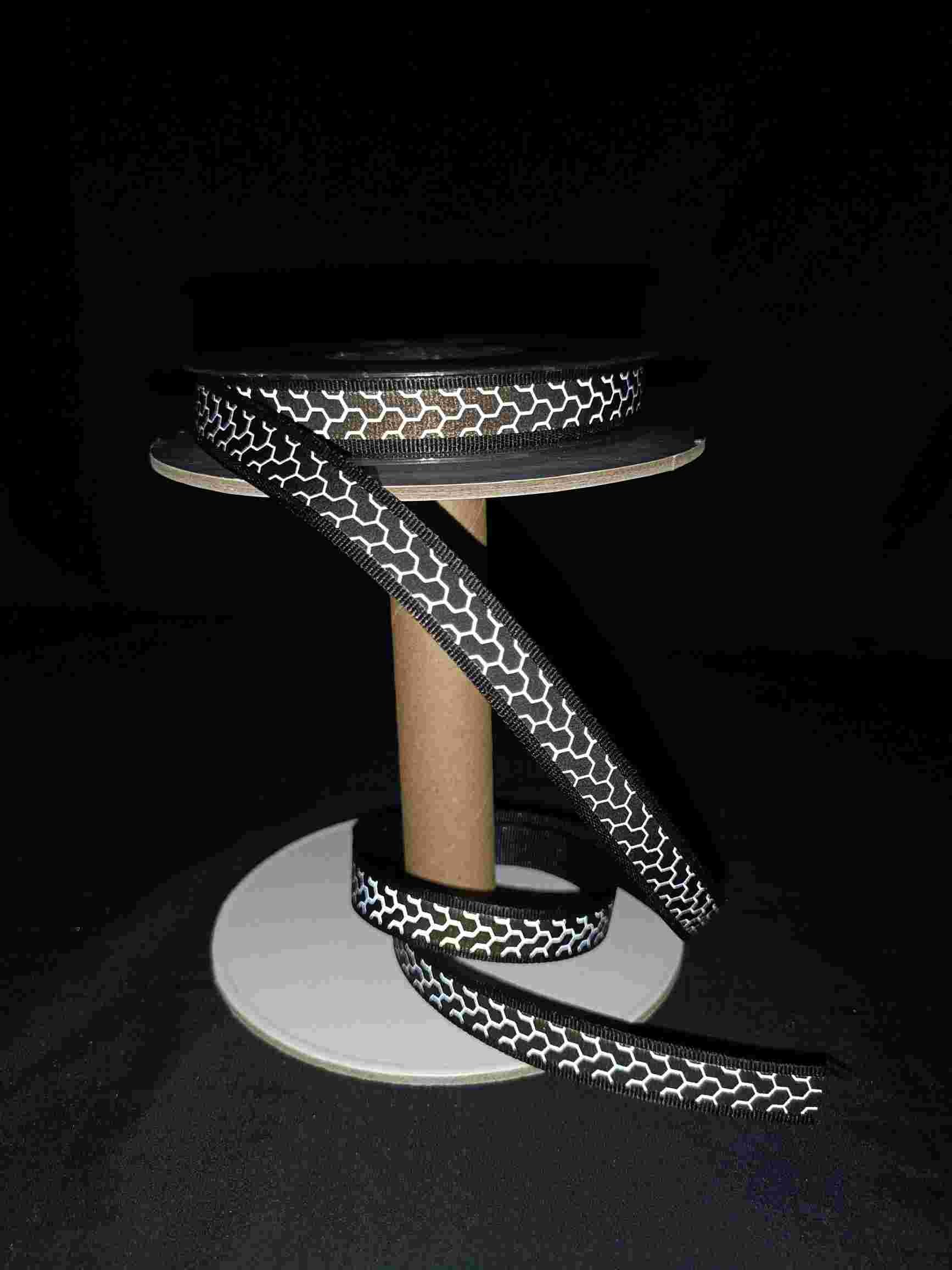 Hi Vis Reflective Webbing Ribbon Iron On Reflective Strips For Clothing Safety Belt Bag