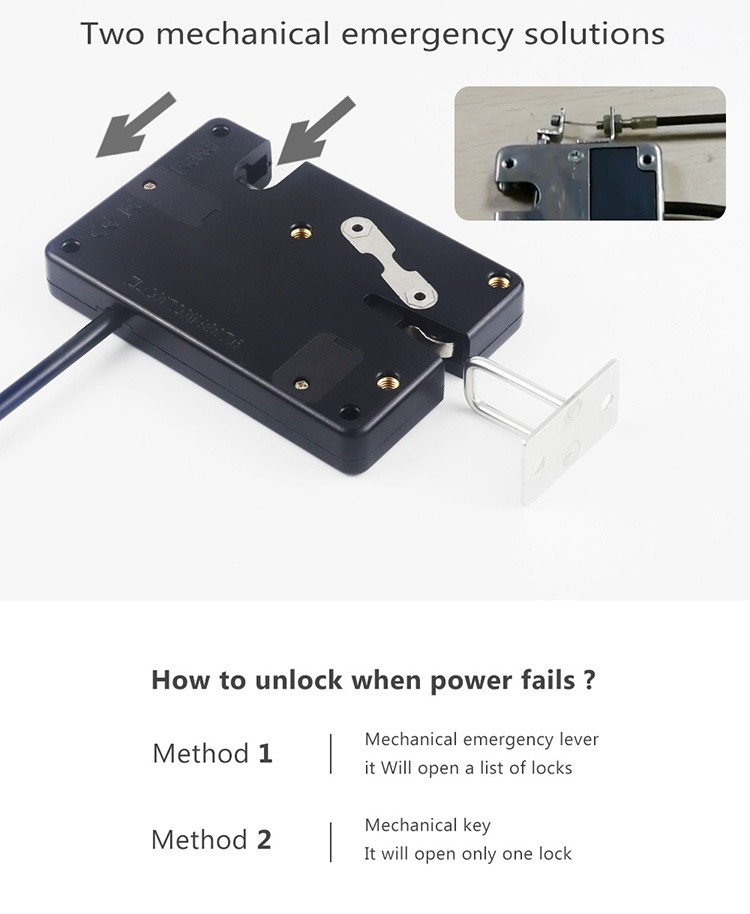 220mA Storage Cabinet Lock , Waterproof IP66 Package Box Lock