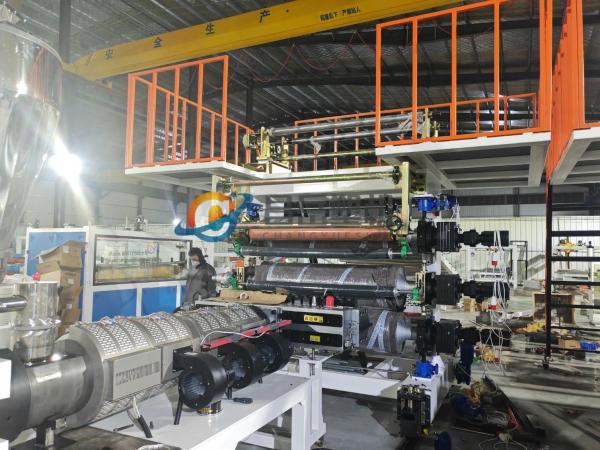 Sjsz 80/156 Extruder Size PVC Sheet Production Line with Deep Screw Channel