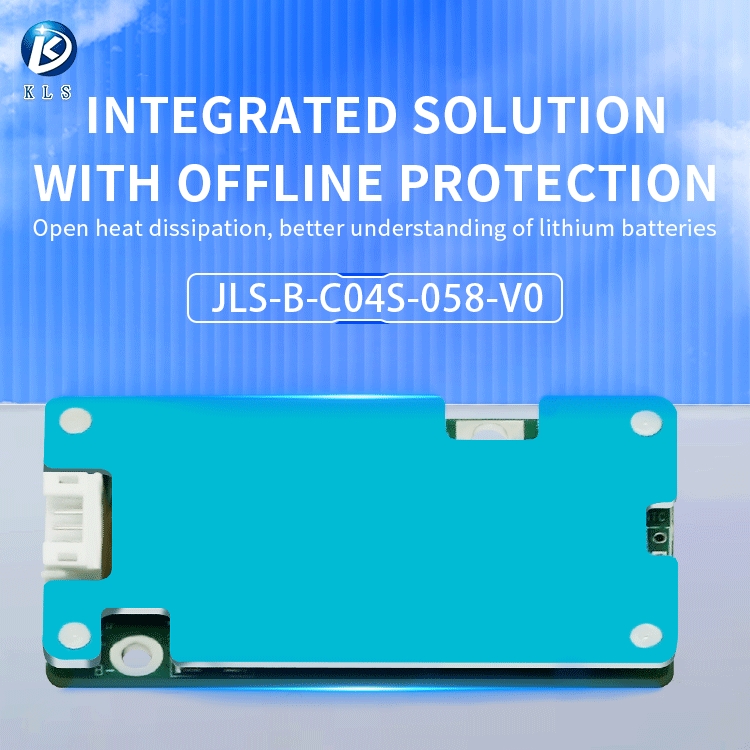 25A Active BMS for 4S LiFePO4: A 25A BMS with Balance Equalizer and Battery Cell Protection Board, Incorporated with NTC for Enhanced Safety and