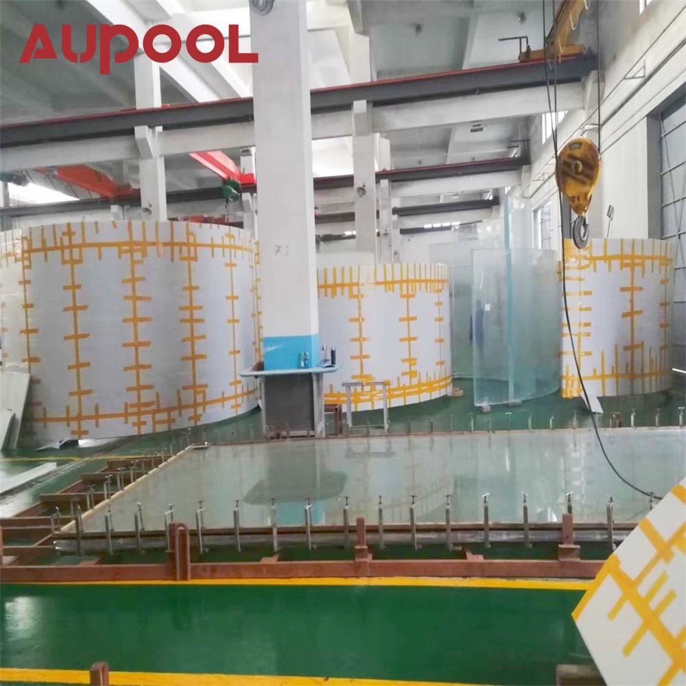 High Surface Hardness Acrylic Outside Swimming Pool with Super Thick Perspex Glass