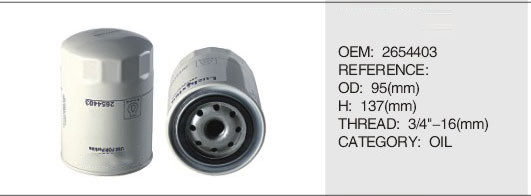 use for Perkins oil filters2654403