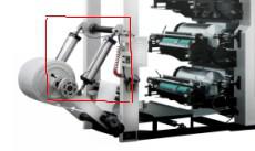 High Speed Automatic 4 Color Flexo Printing Machine 600mm - 3200mm Width