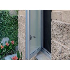 China Single Glazed Glass Custom Aluminium Windows PVDF Finished With Hardware on sale