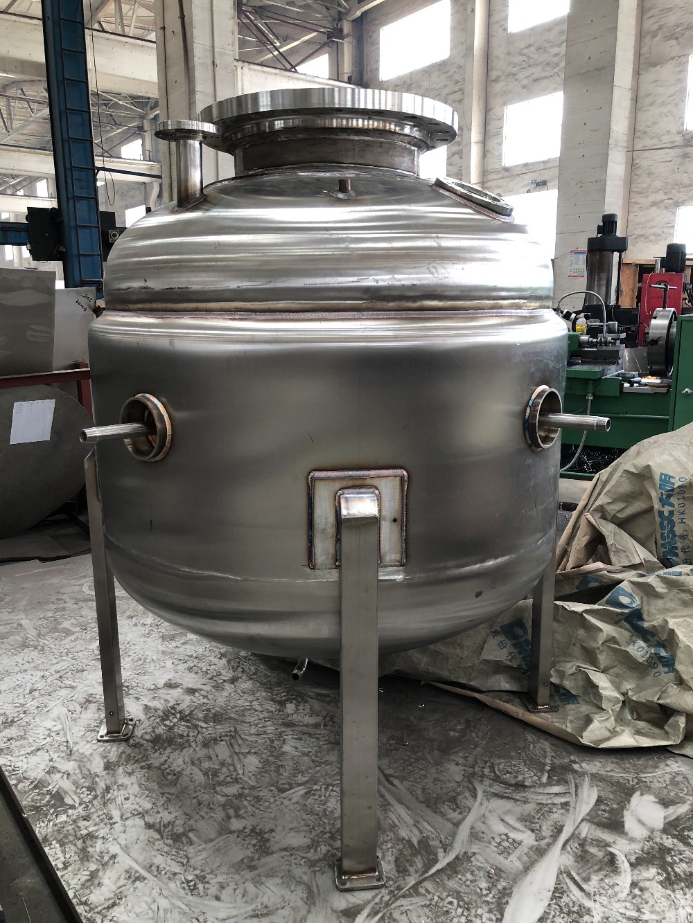 Industrial Stainless Steel Distillation Column / Refinery Distillation Tower