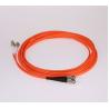 Buy cheap 2.0 3.0mm Fiber Optic Jumper LC-ST / UPC PC Duplex Multimode Fiber Patch Cord from wholesalers