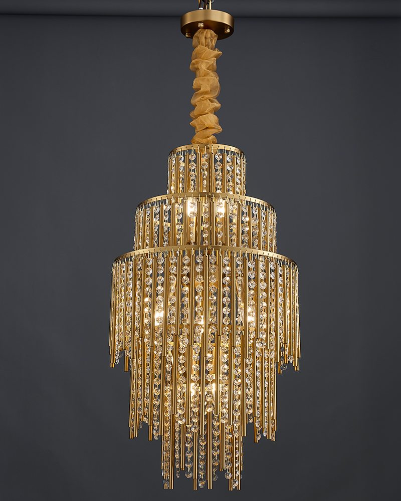 High Ceiling hotel lobby decoration large modern chandelier(WH-CY-208)