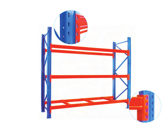 Heavy Duty Warehouse Shelf Racks OEM , steel pallet racking ODM CE Certificate