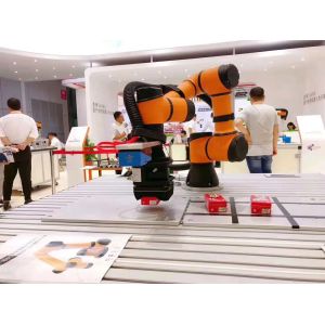 6 axis collaborative robotic arm China famous brand AUBO i5 applying as
