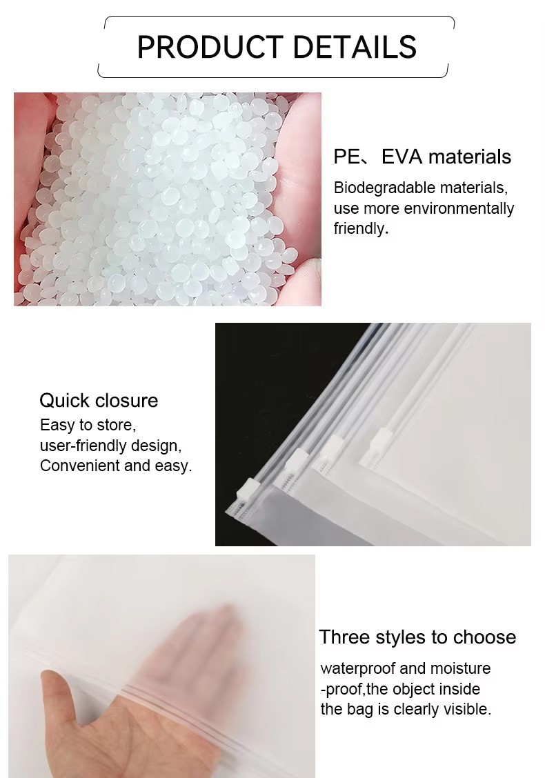 Rectangular Custom Printed Frosted Apparel Packaging For Your Products