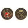 Buy cheap 40mm diameter 3-d Double-sided zinc alloy COIN with antique brass finish from wholesalers