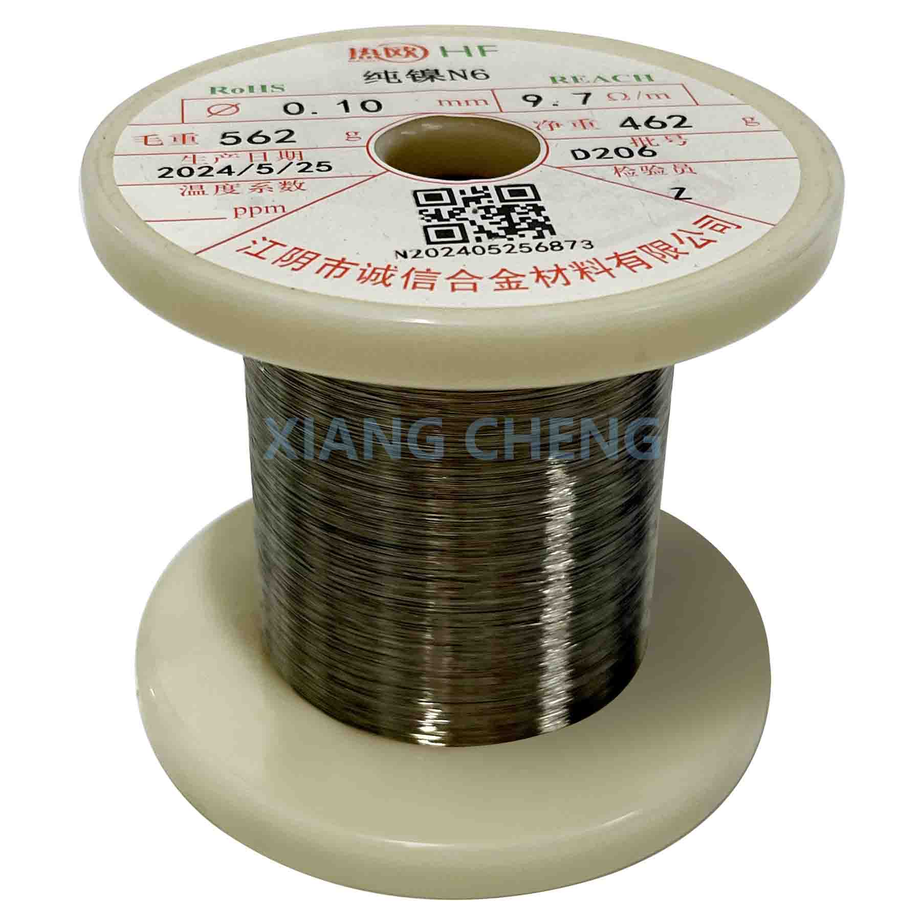 Pure Nickel Wire N6 For Electrical And Thermal Conductivity In Chemical Industries