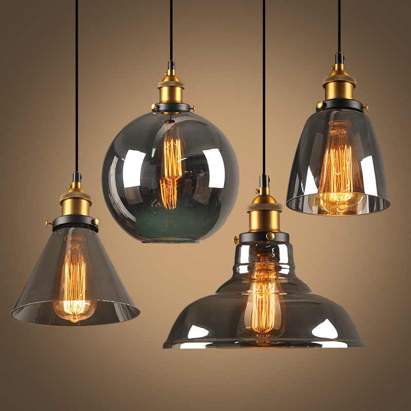Vintage Glass Pendant Light Fixtures For Kitchen Dining room Decoration (WH-GP-18)