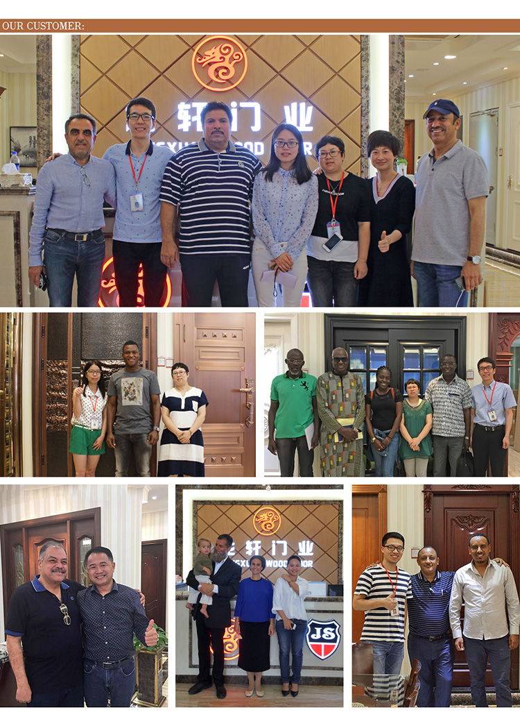 Longxuan famous brand custom israeli kerala carved wooden doors guangzhou karachi
