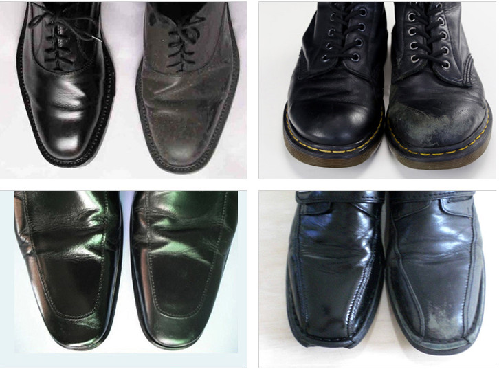 Oem Smooth Leather Instant Shoe Polish Sponge Shiner Long Lasting Moisture
