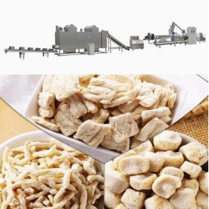 Continuous & Automatic Soya Extruder Machine for Soya Protein / Textureed Soya